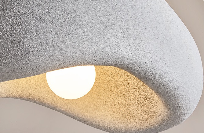 Светильник RRR DZN-6113 БЕЛЫЙ ` D600*500*370/H1200/1/E27/60W белый шнур STONE 25-02