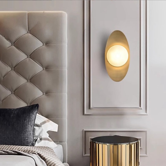 Светильник DZN-13673 ЗОЛОТАЯ БРОНЗА ` D350*200/H150/1/G9/10W плафон стекло белое матовое