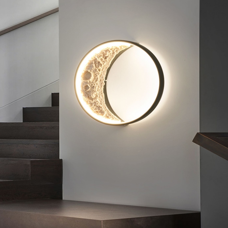 Светильник DZN-13698 ЧЕРНЫЙ D1000/H80/1/LED/32W/4500K COSMOS-MOON