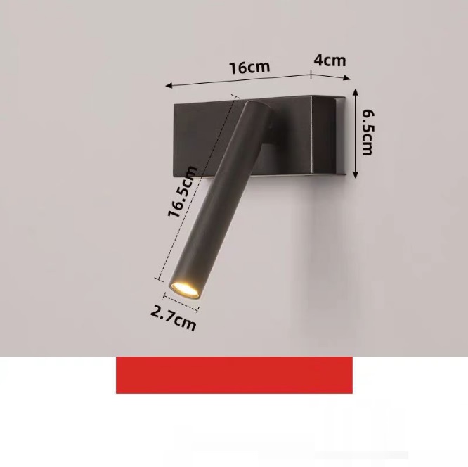 Светильник настенный ElegantLight DZN-13755 ЧЕРНЫЙ ` D150/H50/1/LED/5W/3000K ASFAR