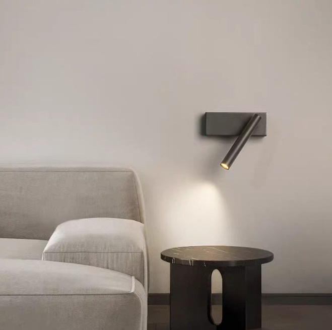 Светильник настенный ElegantLight DZN-13755 ЧЕРНЫЙ ` D150/H50/1/LED/5W/3000K ASFAR