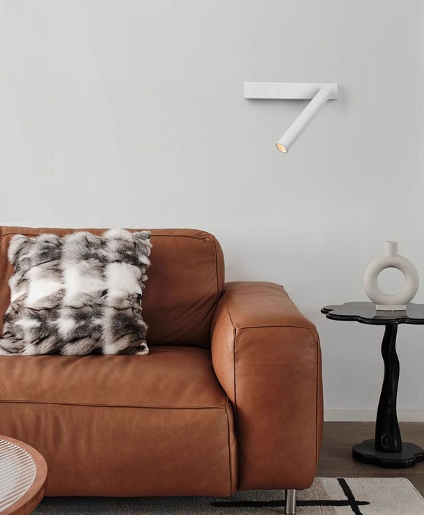 Светильник настенный ElegantLight DZN-13756 БЕЛЫЙ ` D250/H50/1/LED/5W/3000K ASFAR