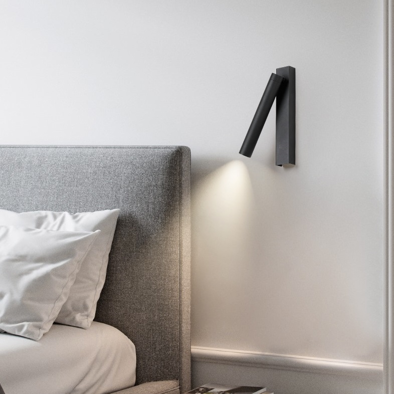 Светильник настенный ElegantLight DZN-13757 ЧЕРНЫЙ ` D250/H50/1/LED/5W/3000K ASFAR