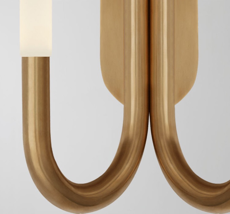 Светильник DZN-13787 БРОНЗА ` D530*290/H125/2/G9/40W LAURA