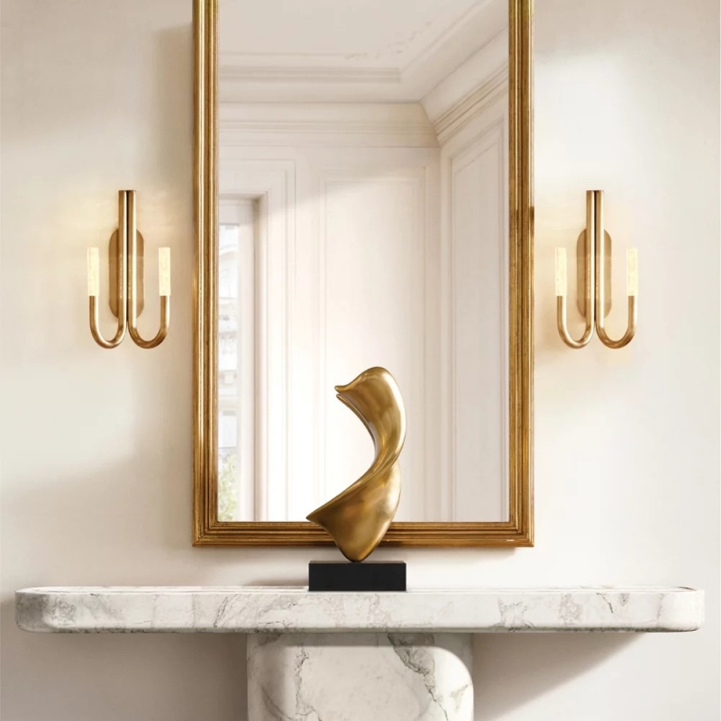 Светильник DZN-13787 БРОНЗА ` D530*290/H125/2/G9/40W LAURA