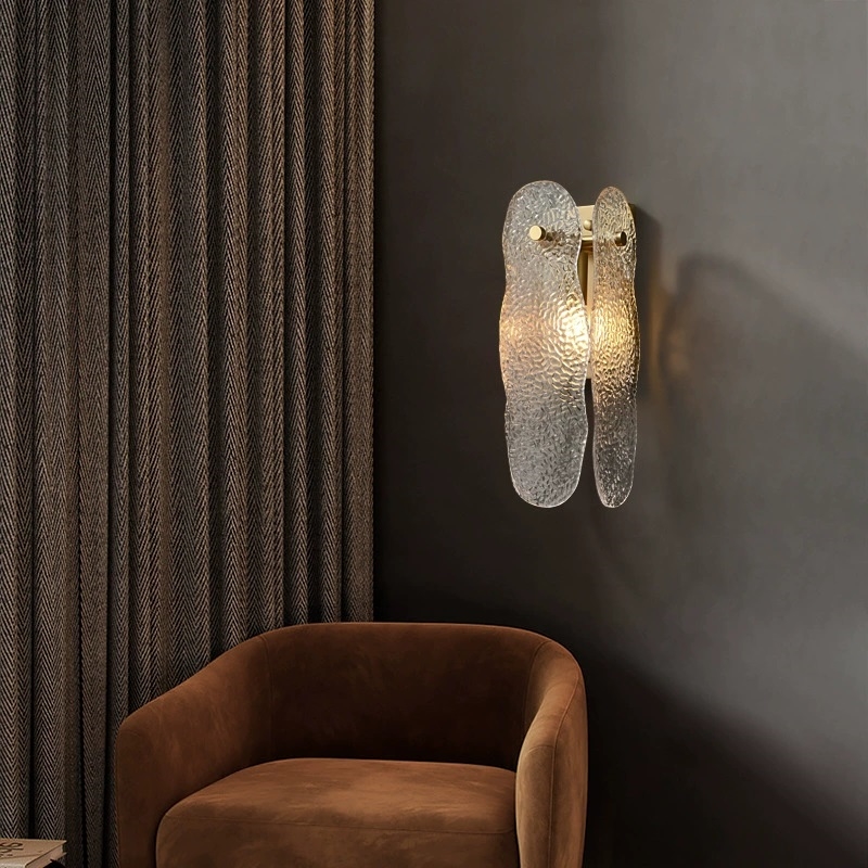 Светильник DZN-13802 ЗОЛОТАЯ БРОНЗА ` D140/H350/1/E14/40W высококачественное стекло ручной рабо