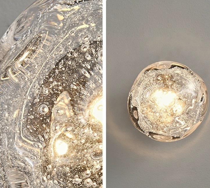 СветильникDZN-13808 ЧЕРНЫЙ + ПРОЗРАЧНЫЙ ` D140/H100/1/LED/3W/3000K MYSTERY