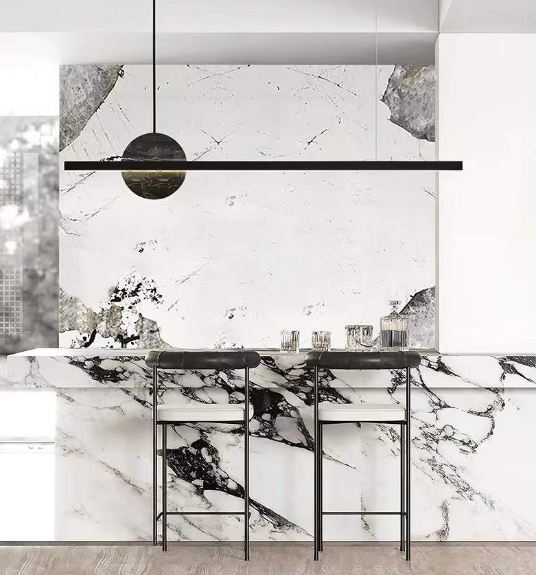 Светильник DZN-13839 ЧЕРНЫЙ + ЧЕРНЫЙ МРАМОР ` L1200/H200+1200/1/LED/24W/4000K