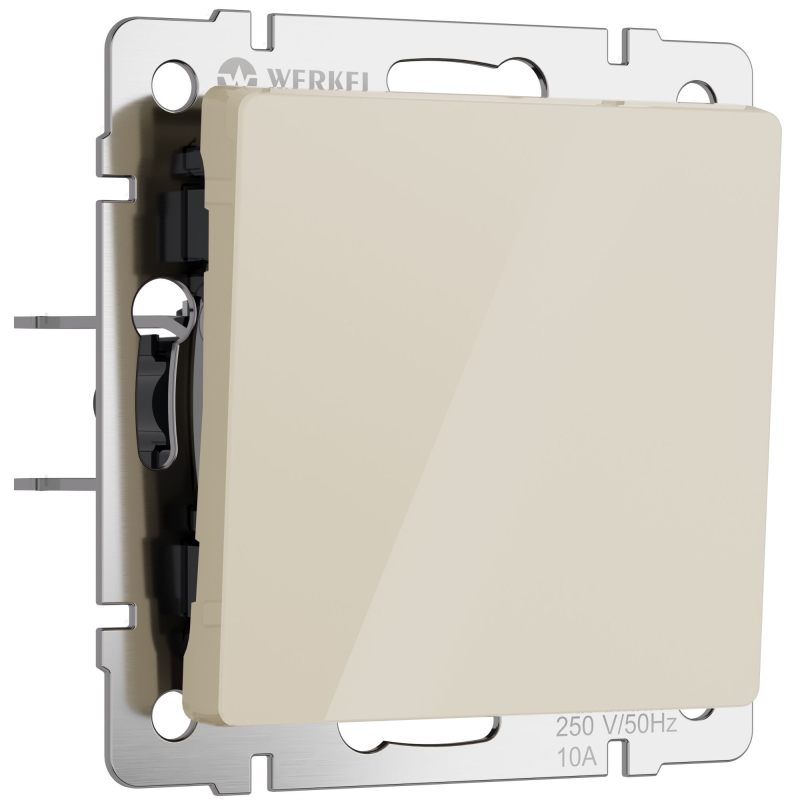 WERKEL Выключатель одноклавишный (айвори акрил) W1110043