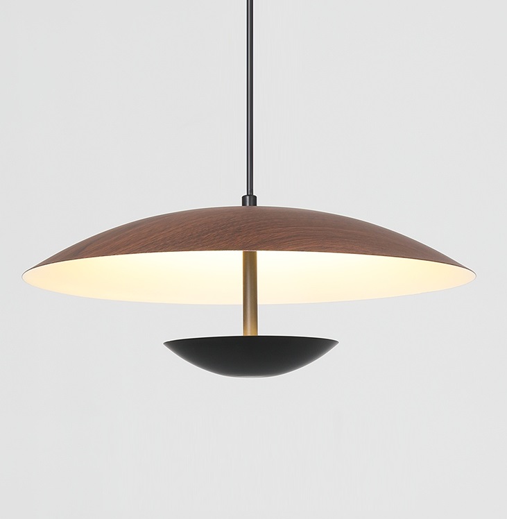 Светильник DZN-35292 DARK WOOD ` D350/H1200/1/LED/12W GINGER 24-07