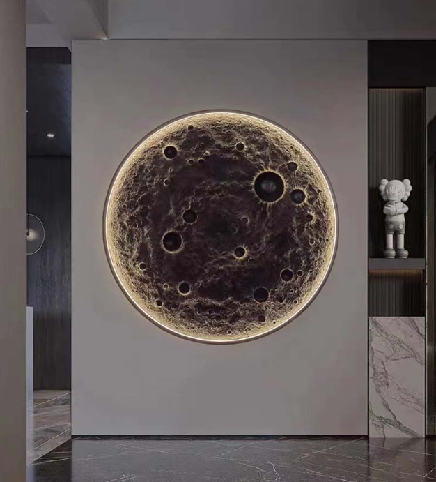 Светильник DZN-14156 ЧЕРНЫЙ ` D800/H40/1/LED/28W/4500K COSMOS-MERCURY 24-03