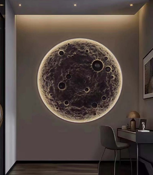 Светильник DZN-14156 ЧЕРНЫЙ ` D800/H40/1/LED/28W/4500K COSMOS-MERCURY 24-03