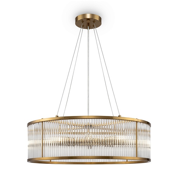 Светильник FR5053PL-06BS БРОНЗА ` D450/H150+1200/6/E14/40W SAVOY SPF24-07