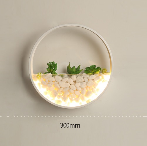 Светильник DZN-8446 БЕЛЫЙ ` D300/H50/1/LED/15W/3000K SUCCULENTS 24-05