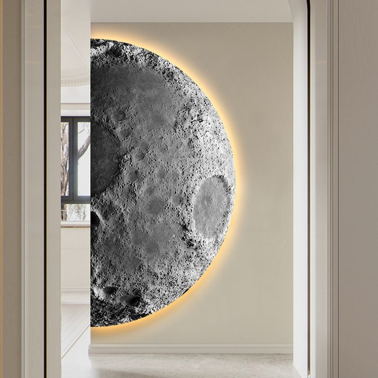 Светильник настенный ElegantLight DZN-11334 ТЕМНО-СЕРЫЙ ` D2000*1000/H100/1/LED/20W/2800K MOON/2