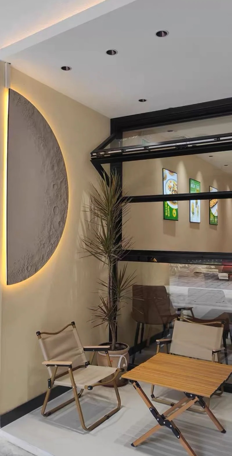 Светильник настенный ElegantLight DZN-11336 БЕЛЫЙ ` D2000*1000/H100/1/LED/20W/4200K MOON/2