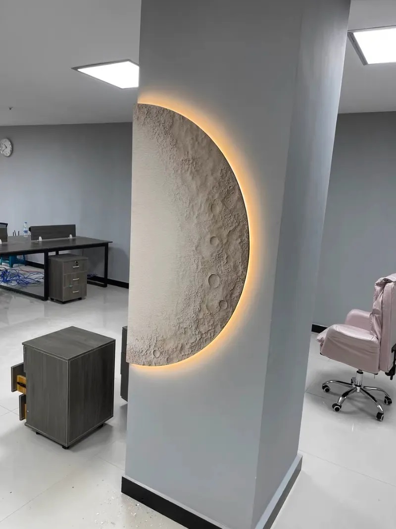 Светильник настенный ElegantLight DZN-11336 БЕЛЫЙ ` D2000*1000/H100/1/LED/20W/4200K MOON/2