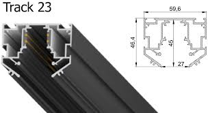 Трековая система LumFer Track 23 (48V) черный 3,0м