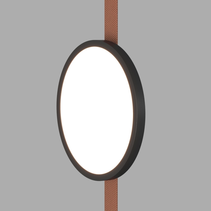 Cвет-к для трека-ремня Belty, серия Flow, со светодиодом, D168*H29.5мм, 48V DC, 10W, RA90, 120°4000K