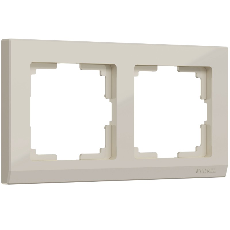 WERKEL Stark WL04-Frame-02-ivory / Рамка на 2 поста (слоновая кость) a028942 W0021803