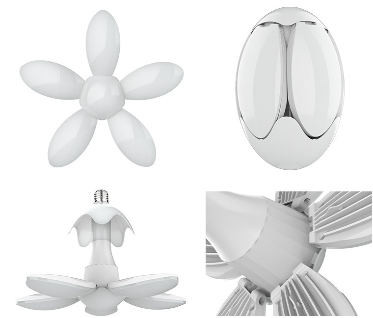 Лампа светодиодная складная SPF-51741 45W 6500K, 220V размер D125/H90 - D300/H210 TAMAGOTCHI 24-12 (