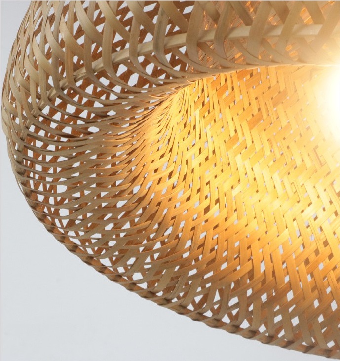 Светильник DZN-51559 РОТАНГ ` D600*300/H1500/1/E27/40W RATTAN WABI-SABI 24-08