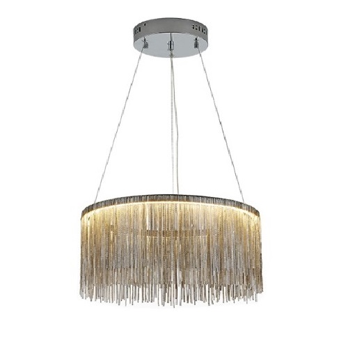 Светильник подвесной SAPFIR SPF-8901 СЕРЕБРО ` D600*300/H1500/1/LED/72W/3000-6500K 23-01 COVER 23-11