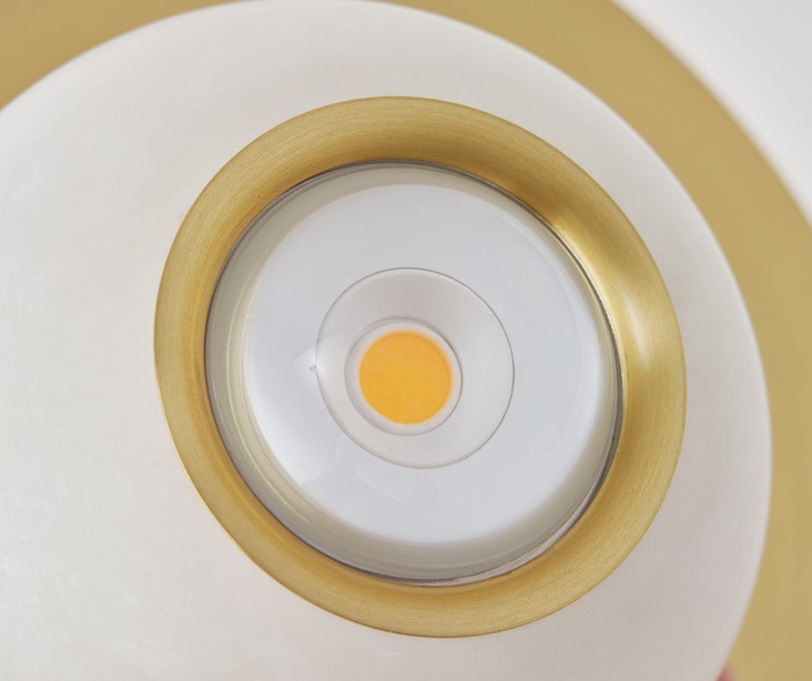 Светильник DZN-65202 ЧЕРНЫЙ + МРАМОР БЕЛЫЙ ` D240/.H1200/1/LED/.W/4500K