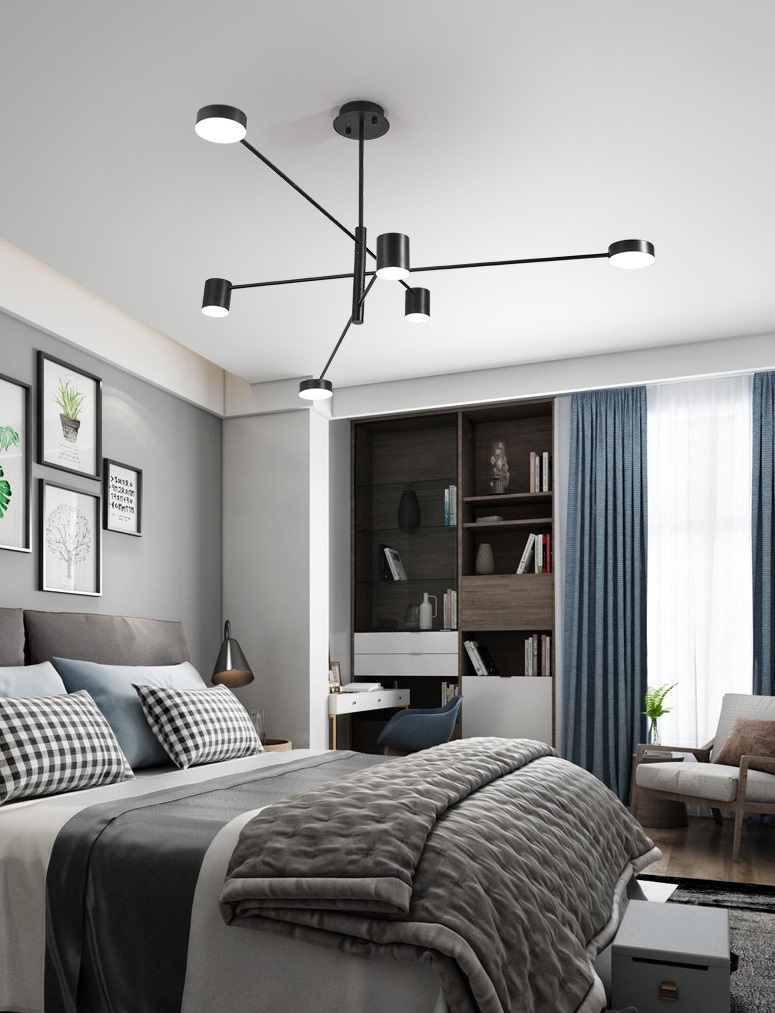 Светильник DZN-1-6-119 ЧЕРНЫЙ ` D1050/H300/6/LED/36W/4000-4500K 23-04 (1)