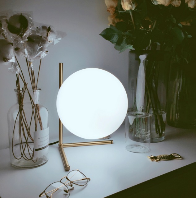 Светильник DZN-4656 БРОНЗА ` D150/H270/1/E27/40W BALL