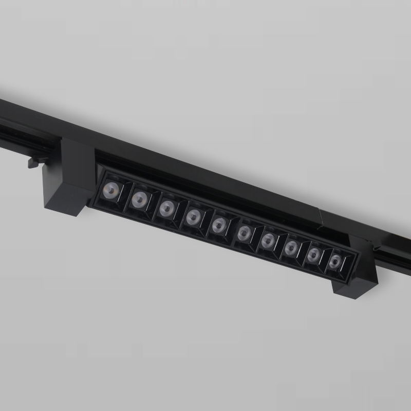 Трековый светильник линейный поворотный 20W черный Grill (аналог 5954)