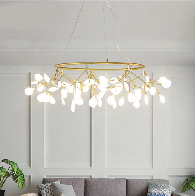 Светильник DZN-54946 ЗОЛОТАЯ БРОНЗА ` D800/H350*2000/108/LED/45W/3000К