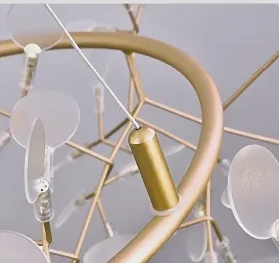 Светильник DZN-54946 ЗОЛОТАЯ БРОНЗА ` D800/H350*2000/108/LED/45W/3000К