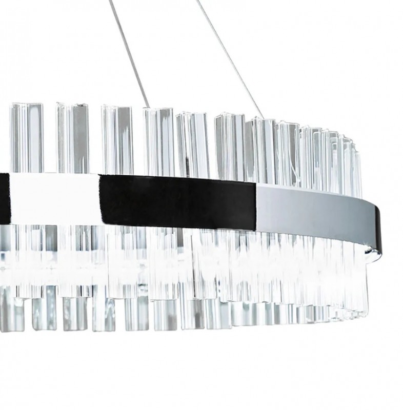 Светильник ElegantLight DZN-8176 СHROME/РОМ ` D800/H1200/1/LED/90W/4500K ASK