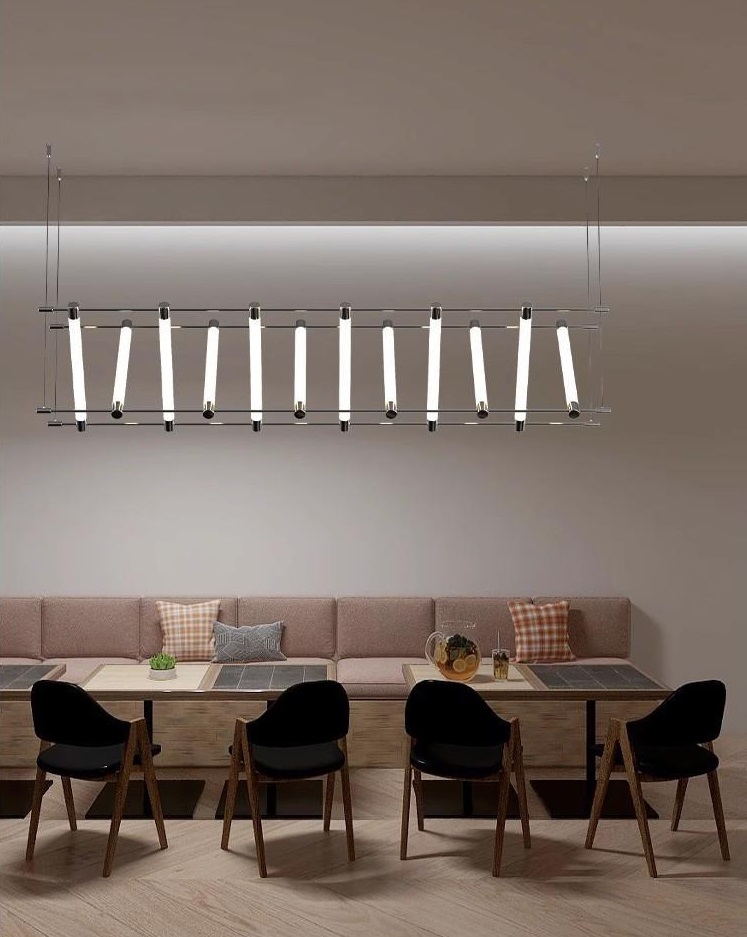 Светильник DZN-34214 БЕЛЫЙ+СЕРЕБРО ` D1800/H1200/12/LED/96W/4000K MAHZA LIGHTING SYSTEM BY MARIO TSA