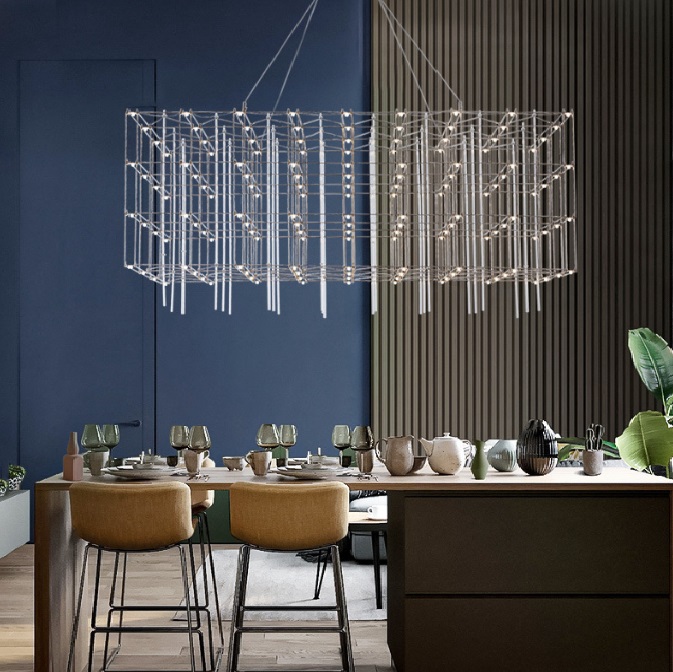 Светильник DZN-68781 МАТ.РОМ ` 1200*600*600/H600+6000/1/LED/.W/4000K трос 4м SELENA 25-04 VST