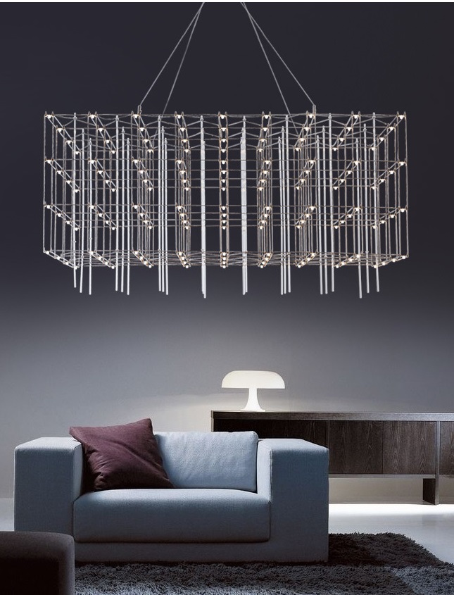 Светильник DZN-68781 МАТ.РОМ ` 1200*600*600/H600+6000/1/LED/.W/4000K трос 4м SELENA 25-04 VST