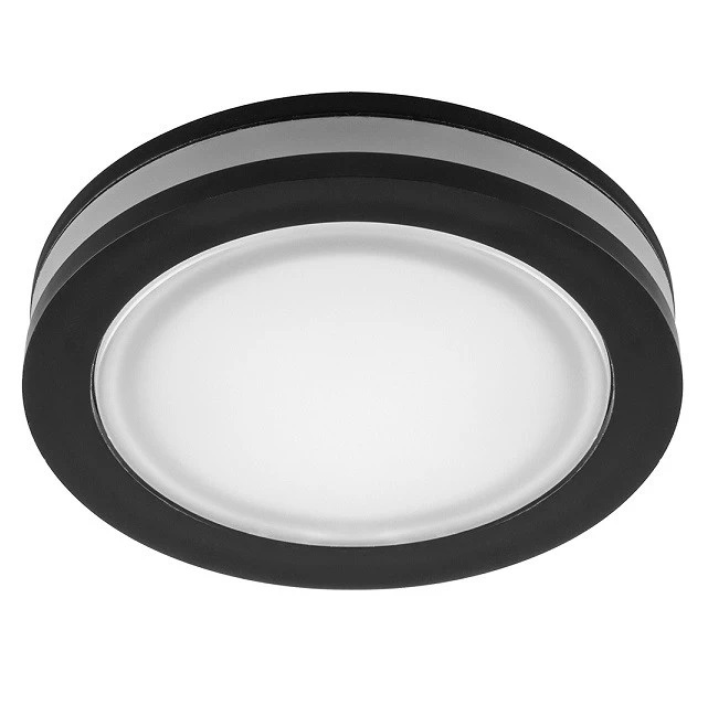 Светильник светодиодн встраиваем 7W, 560Lm 4000K черный AL600 29569