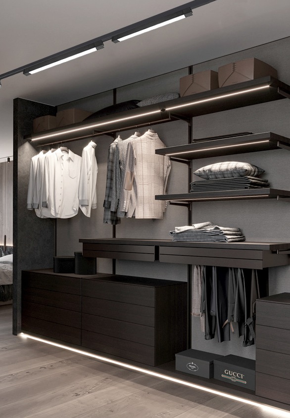 Светильник трековый SAPFIRE SPF-9642 ЧЕРНЫЙ ` 1/LED/40W/4500K 605*35*32mm неповоротный CASPER 25-01