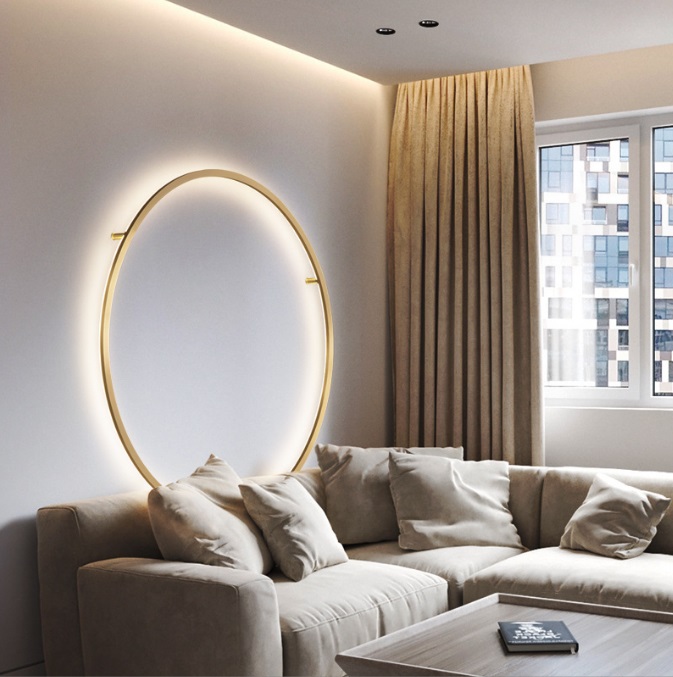 Светильник ElegantLight DZN-11119 ЗОЛОТО ` D800/H60/1/LED/20W/2800-6500K без ПДУ GUARD-LU