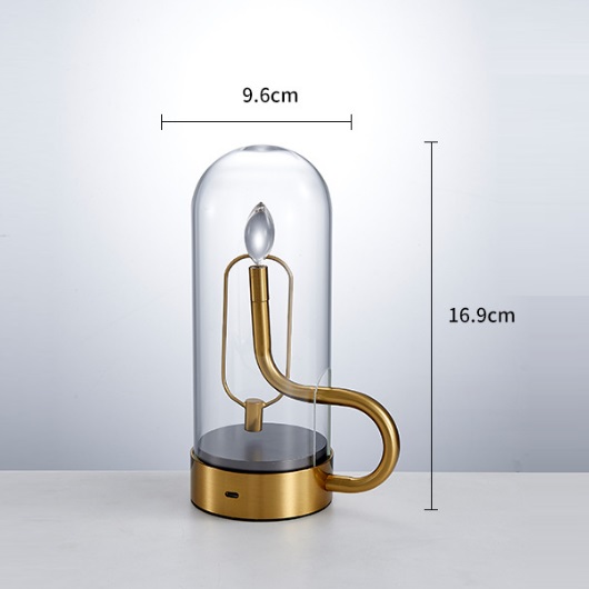Светильник DZN-12475 БРОНЗА ` D100/H170/1/LED/3W/2800K