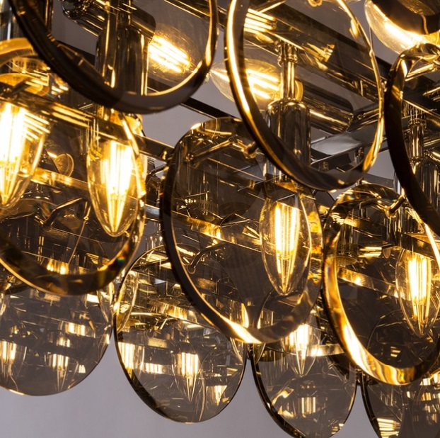 Светильник подвесной DZN-54940 РОМ ` D880*400/H280*1000/13/E14/.W/провод прозрачный D-VINARE