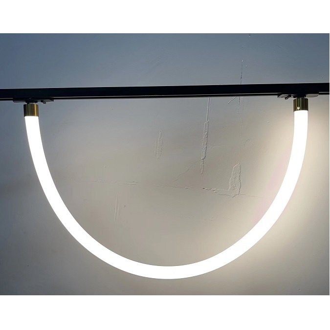 Светильник трековый SPF-12553 ЧЕРНЫЙ/БРОНЗА ` D22/H2000/1/LED/20W/4000K в тканевой оплётке FLEY 24-