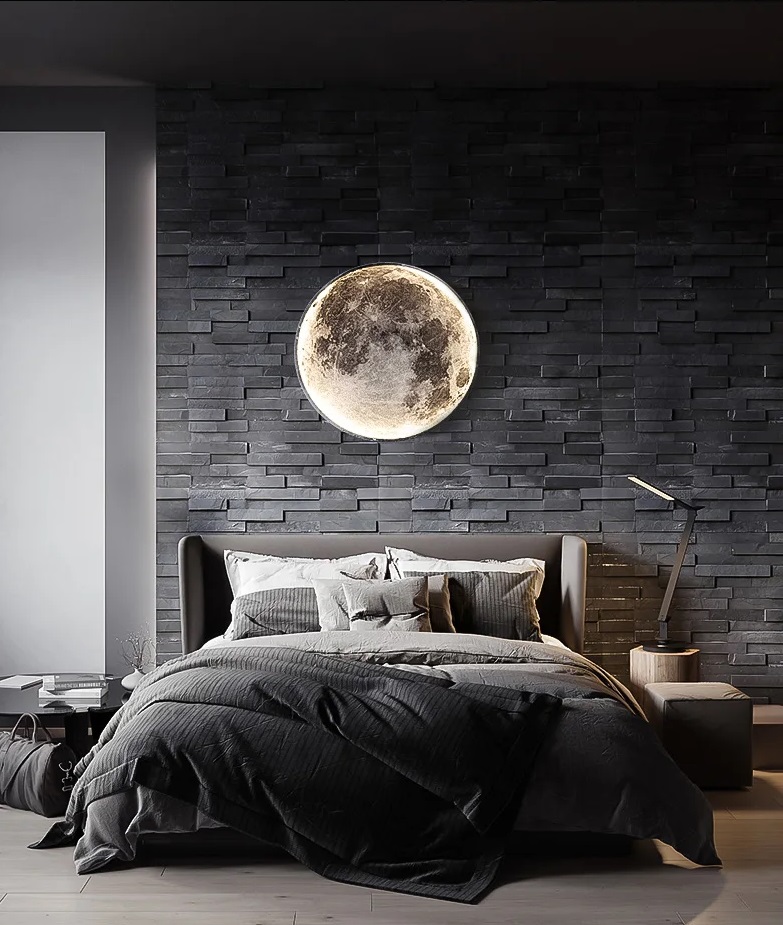 Светильник DZN-12570 ЧЕРНЫЙ ` D600/H40/1/LED/25W/4500K COSMOS-MOON 24-09