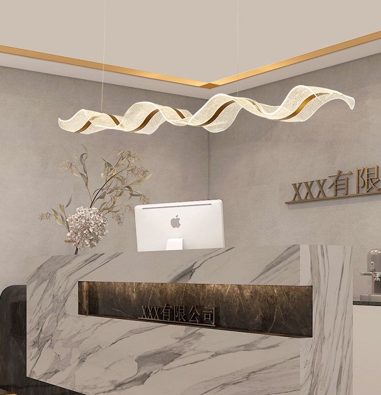 Светильник подвесной ElegantLight DZN-13503 ЗОЛОТО ` D2000*300/H2000 звёздное небо SPRAY 24-09