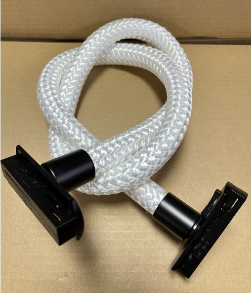 Светильник трековый SPF-13510 ЧЕРНЫЙ/ЧЕРНЫЙ ` D22/H1000/1/LED/10W/4000K в тканевой оплётке FLEY 24-