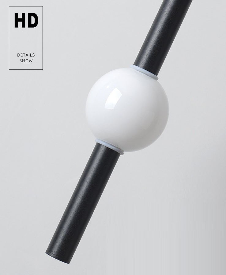 Светильник DZN-13607 ЧЕРНЫЙ ` D100/H600+1000/1/LED/..W/4500K ECLIPSE