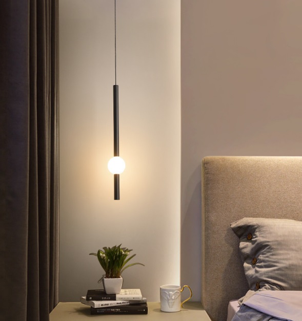 Светильник DZN-13607 ЧЕРНЫЙ ` D100/H600+1000/1/LED/..W/4500K ECLIPSE