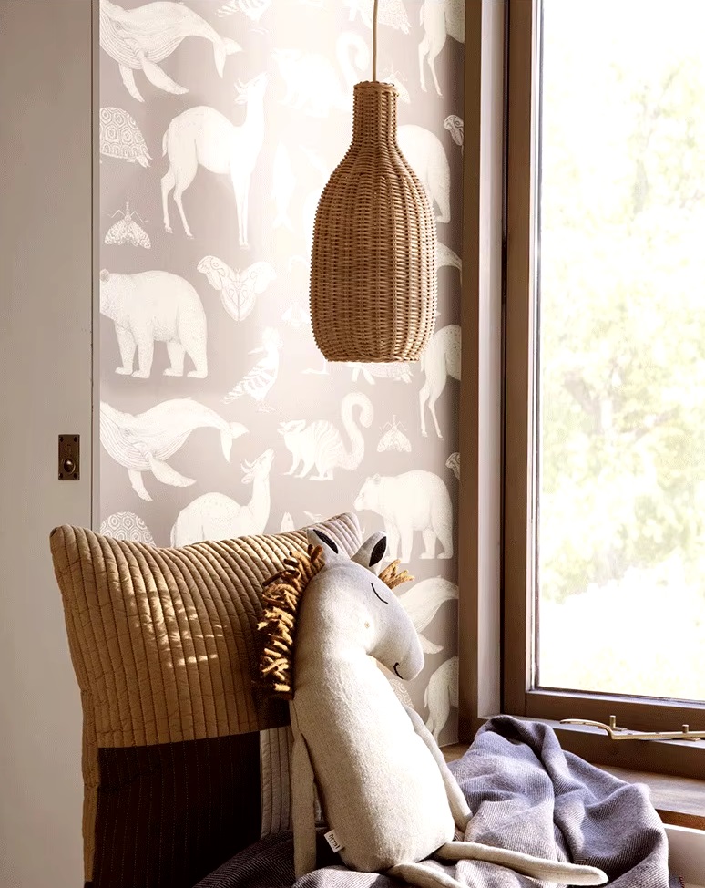 Светильник DZN-13610 РОТАНГ ` D170/H380+1200/1/E27/40W RATTAN2